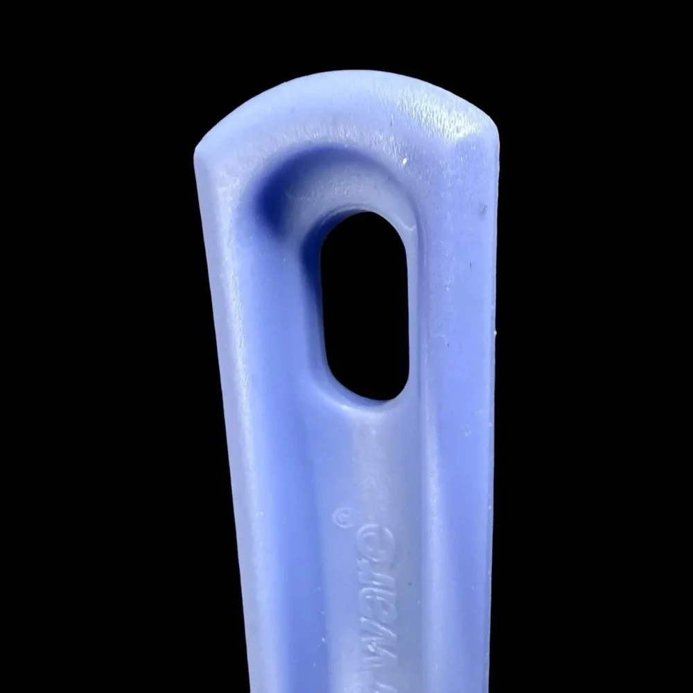 Tupperware Rice Paddle Spoon Scraper Long #3189C-4 Blue